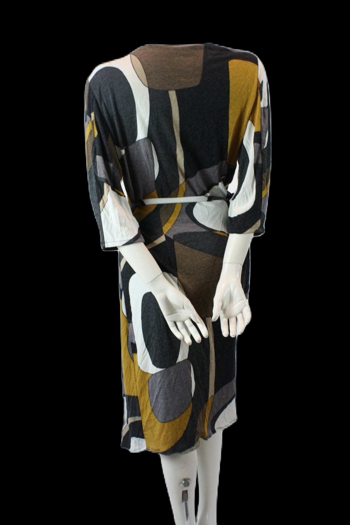 Jersey print wrapdress