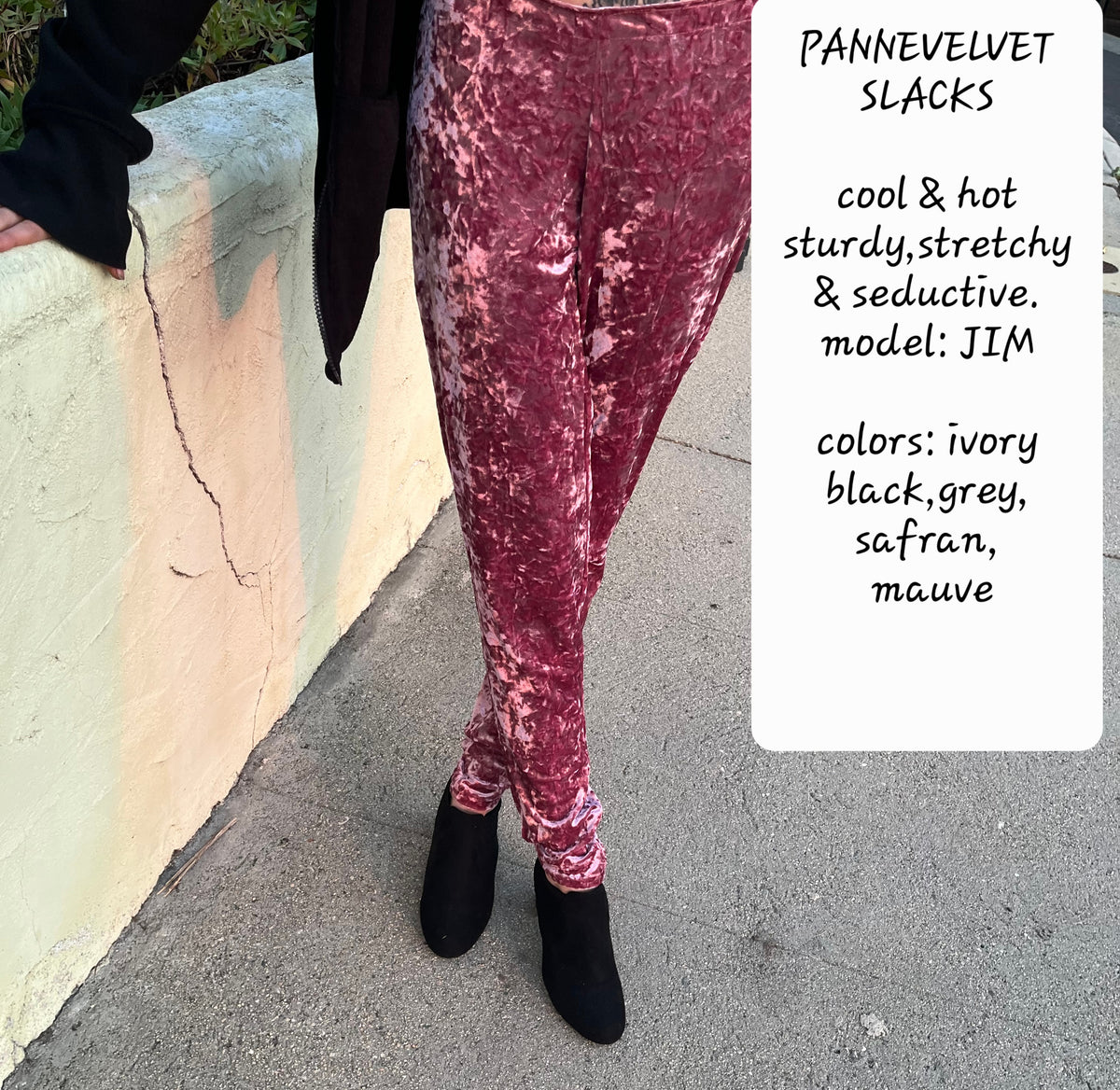 Jim panne Velvet slacks