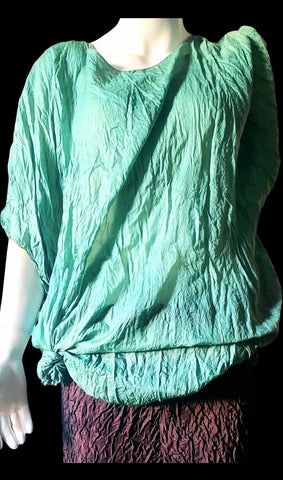 seafoam Joker- style. Raw silk Tonique